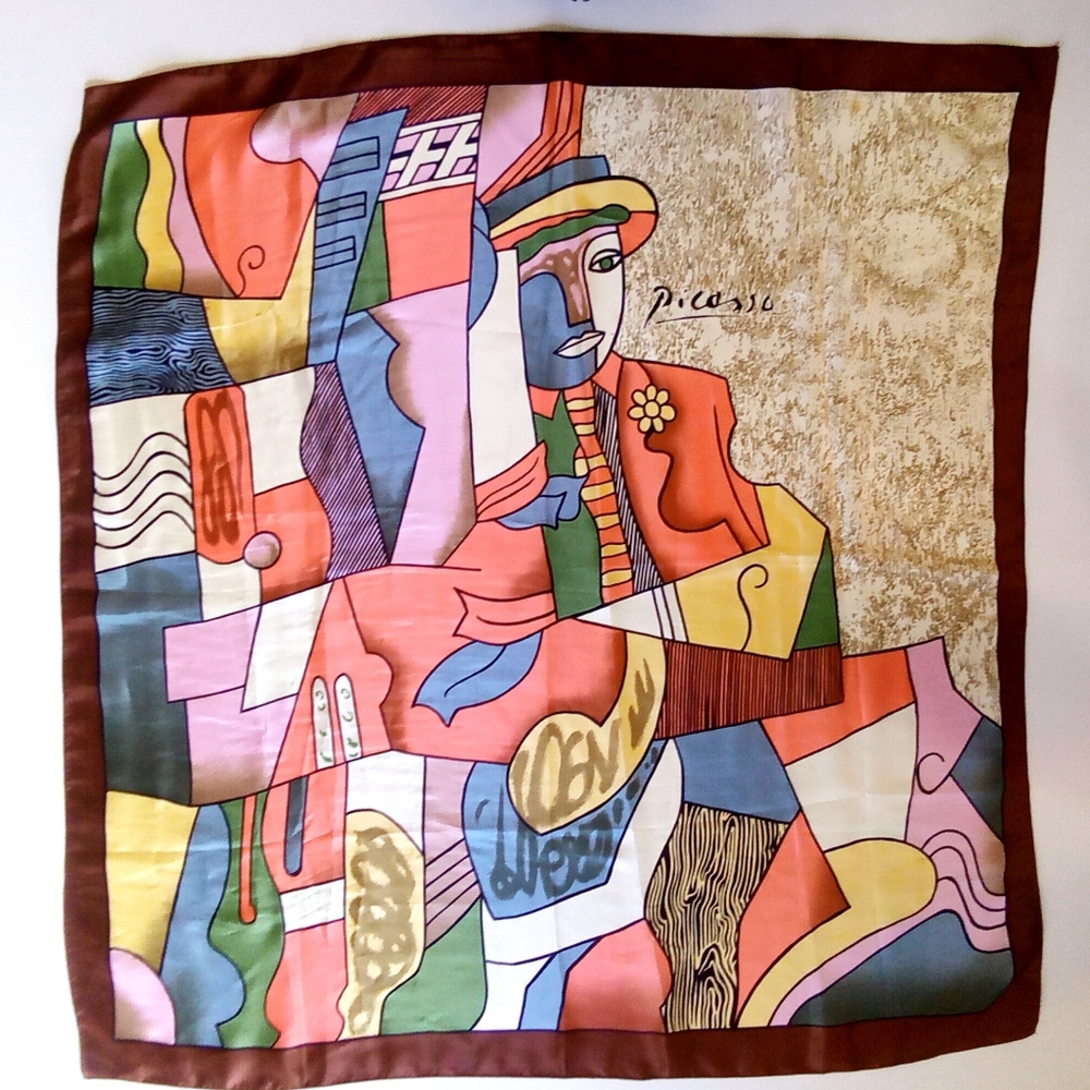 PICASSO RAYON SCARVE